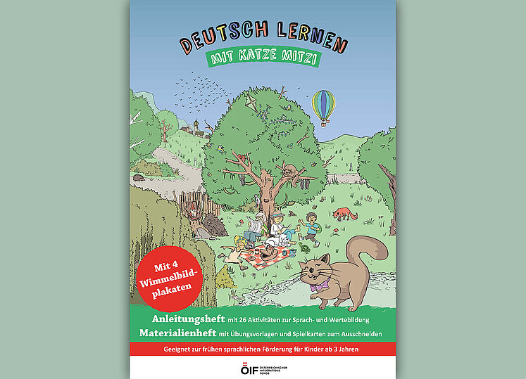 Cover Deutsch lernen mit Katze Mitzi