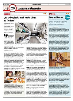 Coverbild zum Schwerpunktthema der 99. Ausgabe des Österreich Spiegel. 